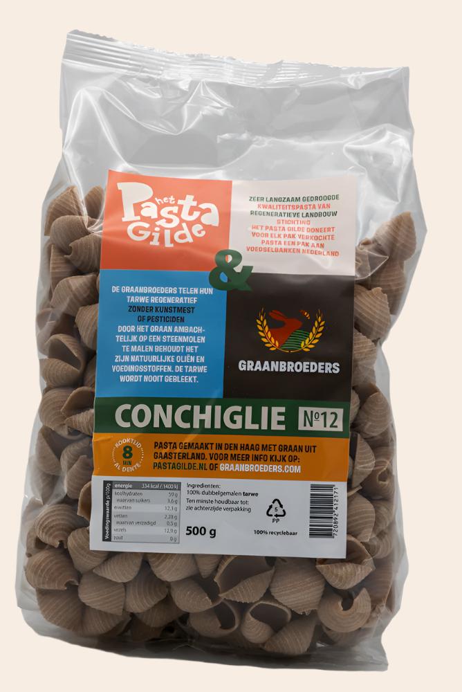 Regeneratieve Conchiglie Pasta - 4 x 500 gram (5,95 EUR per 500 gram)