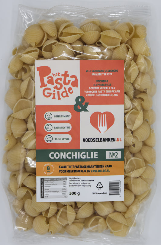 Conchiglie Pasta - 4 x 500 gram (4,45 EUR per 500 gram)