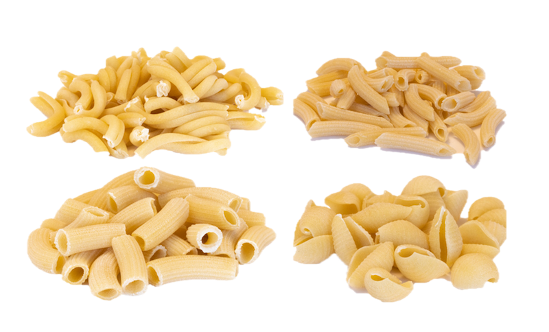 Alle 4 soorten: Caserecce, Maccheroni, Penne, Conchiglie, 4x500 gram (4,45 EUR per 500 gram)