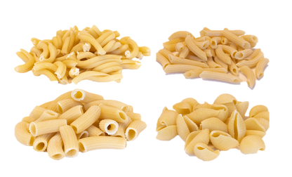 Alle 4 soorten: Caserecce, Maccheroni, Penne, Conchiglie, 4x500 gram (4,45 EUR per 500 gram)