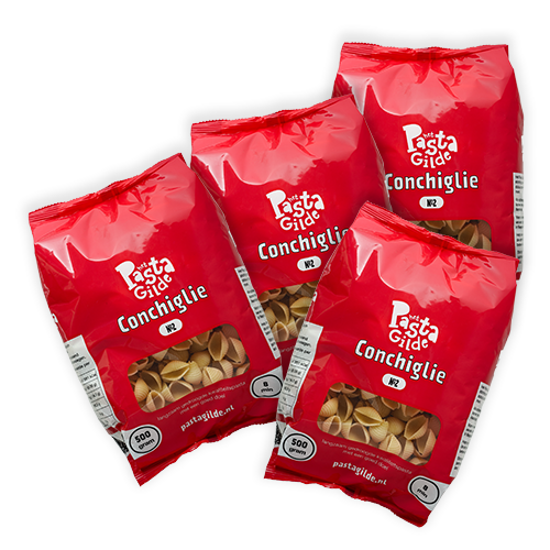 Conchiglie Pasta - 4 x 500 gram (4,45 EUR per 500 gram)