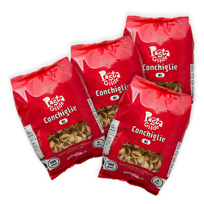 Conchiglie Pasta - 4 x 500 gram (4,45 EUR per 500 gram)