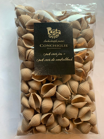 Regeneratieve Conchiglie Pasta - 250 gram  | Geschenken verpakking